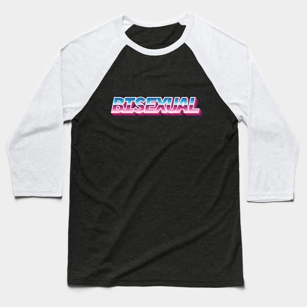 Bisexual Baseball T-Shirt by Sthickers